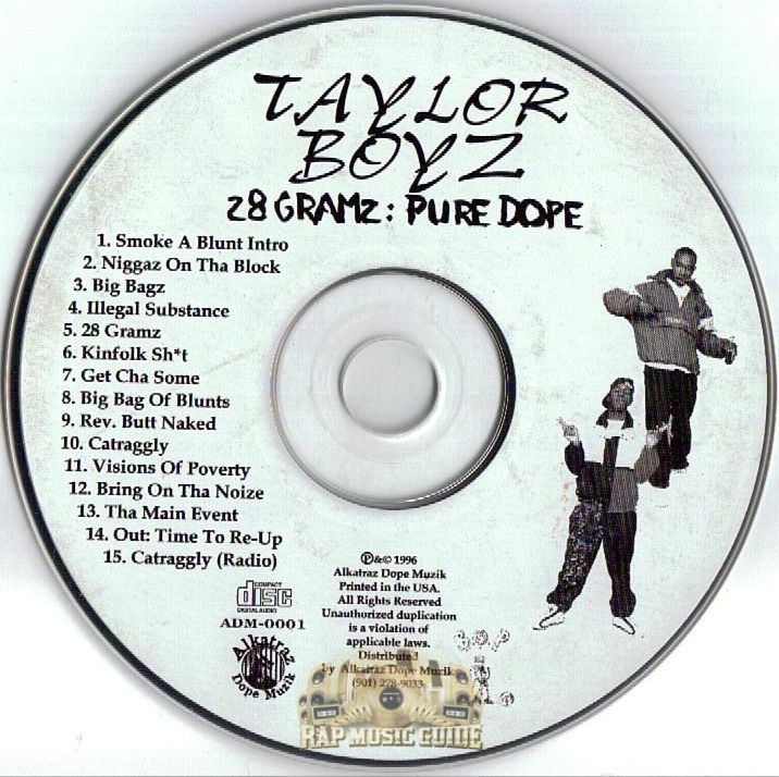 Taylor Boyz - 28 Gramz: Pure Dope: CD | Rap Music Guide
